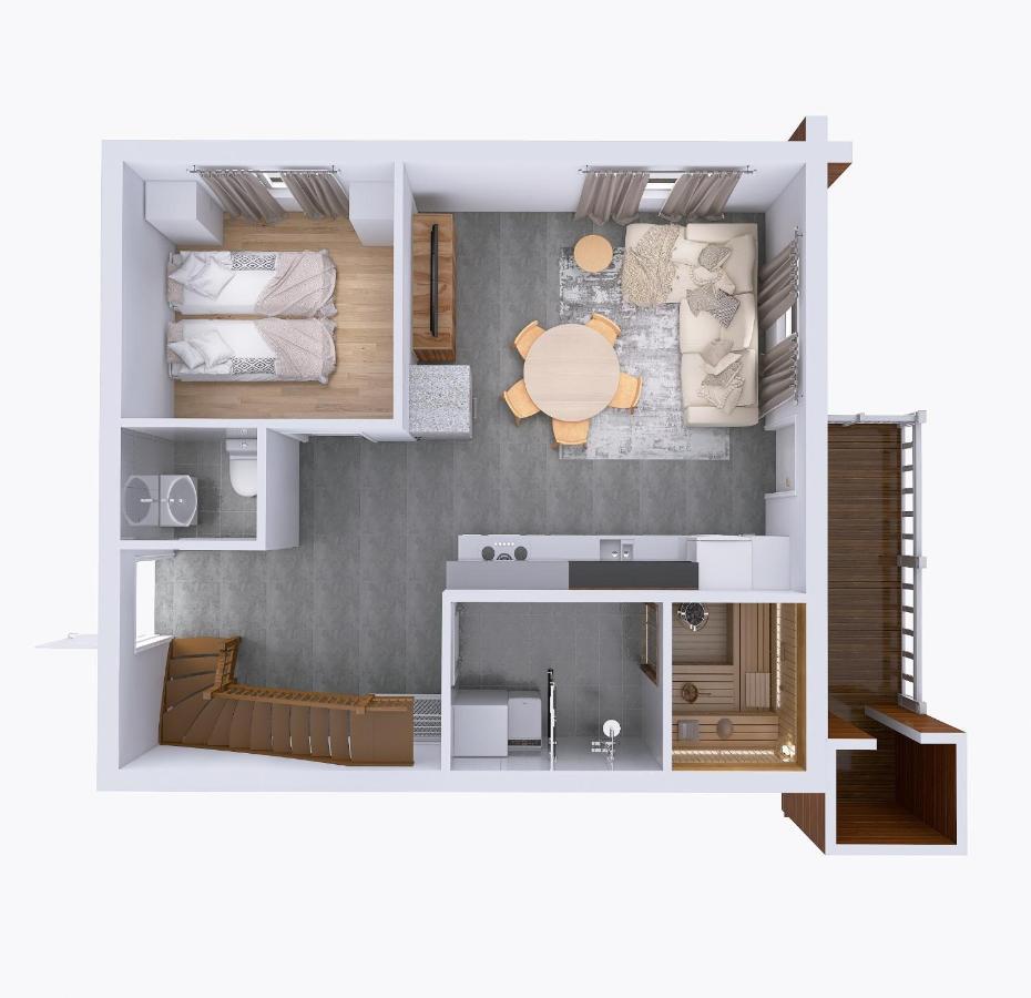 Apartament Alppitaehti, Huoneisto Hilla Levi Zewnętrze zdjęcie